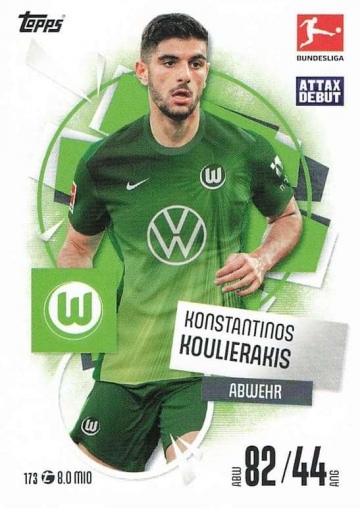173 Konstantinos Koulierakis MA Debut ( MABL25/26 )