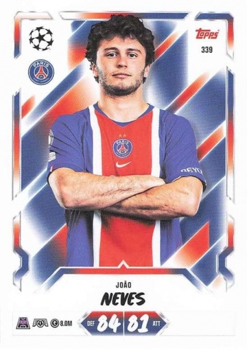 339 João Neves (Paris Saint-Germain) (MACL2627)