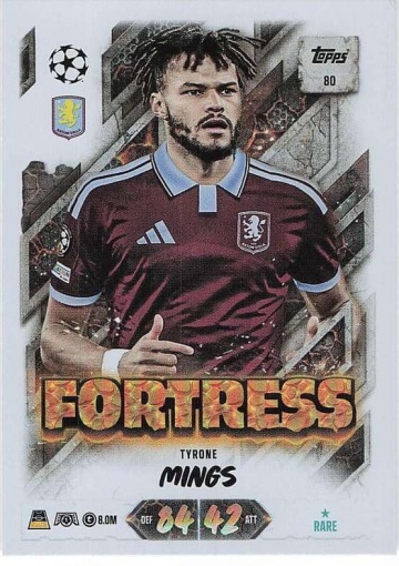 080 Tyrone Mings (Aston Villa) - Fortress  ★ Rare (MACL2627)