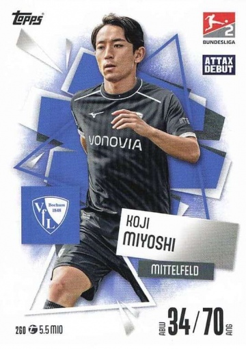 260 Koji Miyoshi (VfL Bochum) MA Debut ( MABL25/26 )