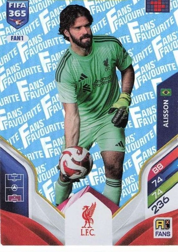 FAN1 (blau) Alisson (Liverpool FC) (PF365AXL26)