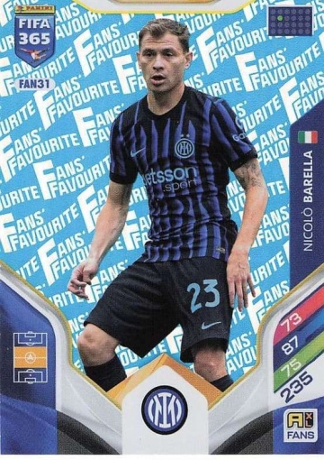 FAN31 (blau) Nicolò Barella (FC Internazionale Milano) (PF365AXL26)