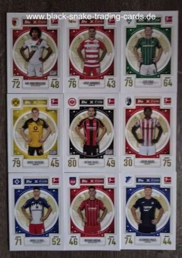 Alle 18 International Stars ( 199 - 216 ) ( MABL25/26 )