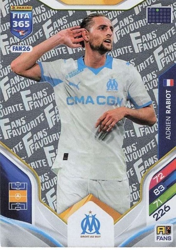 FAN26 Adrien Rabiot (Olympique de Marseille) (PF365AXL26)