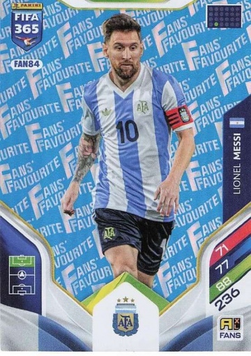 FAN84 (blau) Lionel Messi (Argentina) (PF365AXL26)