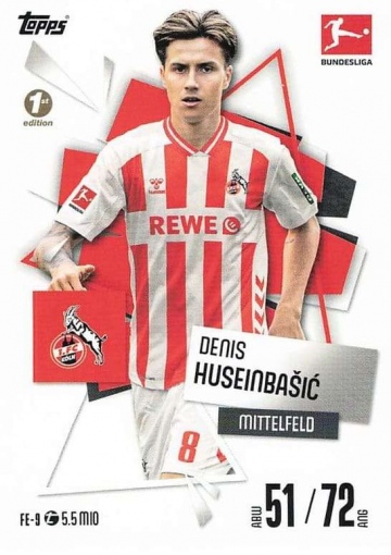 FE-9 Denis Huseinbašić (1. FC Köln) 1st Edition ( MABL25/26 )