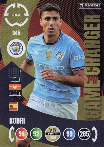 345.  Rodri (Manchester City) (PAXLCWC25)