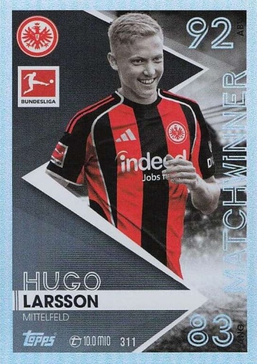 311 Hugo Larsson (Eintracht Frankfurt) ( MABL25/26 )