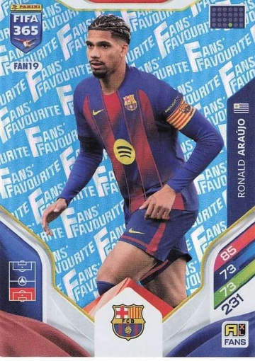 FAN19 (blau) Ronald Araújo (FC Barcelona) (PF365AXL26)