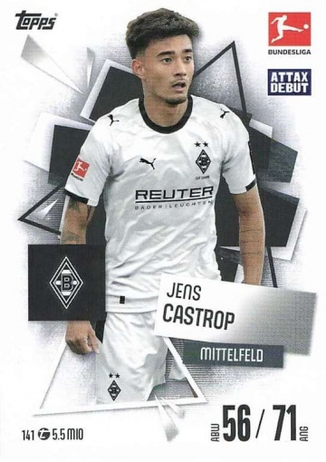 141 Jens Castrop MA Debut ( MABL25/26 )