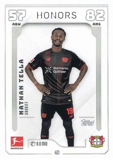 401 Nathan Tella (Bayer 04 Leverkusen) ( MABL25/26 )