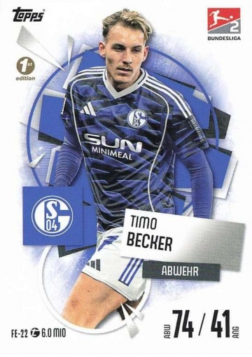 FE-22 Timo Becker (FC Schalke 04) 1st Edition ( MABL25/26 )