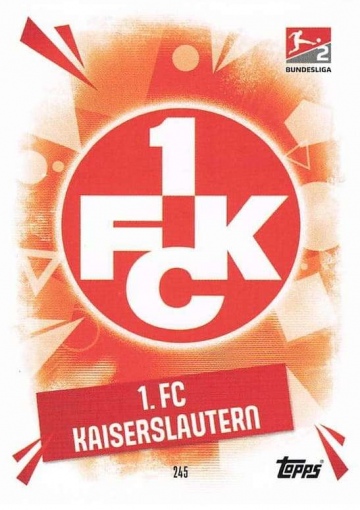 245 1. FC Kaiserslautern Club Logo ( MABL25/26 )