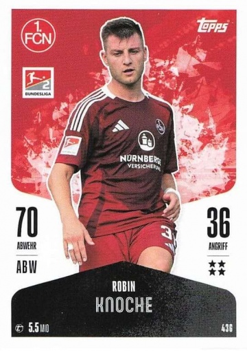 436 Robin Knoche (1. FC Nürnberg) ( MABL24/25 )