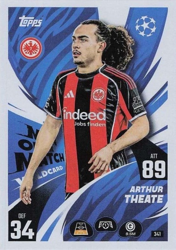 341 Arthur Theate (Eintracht Frankfurt) ( MACL25/26 )
