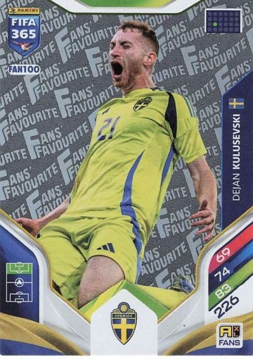 FAN100 Dejan Kulusevski (Sweden) (PF365AXL26)