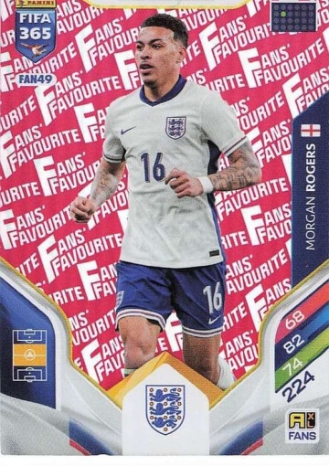 FAN49 (rot) Morgan Rogers (England) (PF365AXL26)