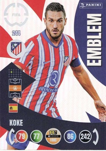 244.  Emblem / Koke (Atlético de Madrid) (PAXLCWC25)