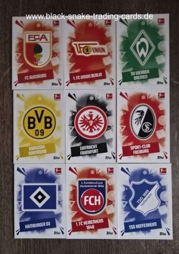 Alle 18 Club Logos ( 1- 18 ) ( MABL25/26 )