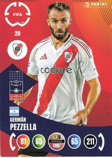 020.  Germán Pezzella (CA River Plate) (PAXLCWC25)