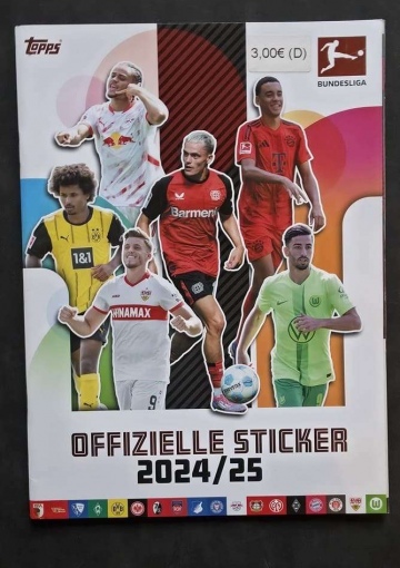 Topps Bundesliga 24/25 Sticker Sammelalbum
