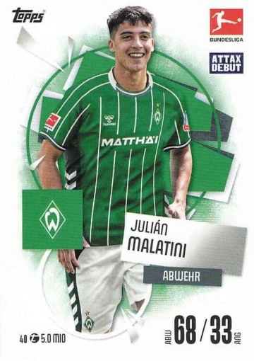 040 Julián Malatini MA Debut ( MABL25/26 )