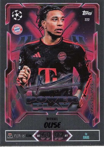 222 Michael Olise (FC Bayern München) - Power Play Signature Style  ★ Rare (MACL2627)
