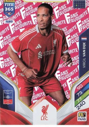 FAN9 (rot) Virgil van Dijk (Liverpool FC) (PF365AXL26)