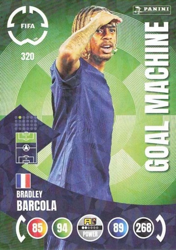 320.  Bradley Barcola (Paris Saint-Germain) (PAXLCWC25)