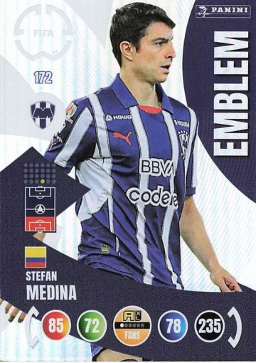 172.  Emblem / Stefan Medina (CF Monterrey) (PAXLCWC25)
