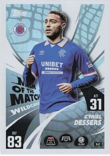 342 Cyriel Dessers (Rangers FC) ( MACL25/26 )