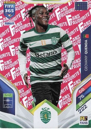 FAN69 (rot) Geovany Quenda (Sporting CP) (PF365AXL26)