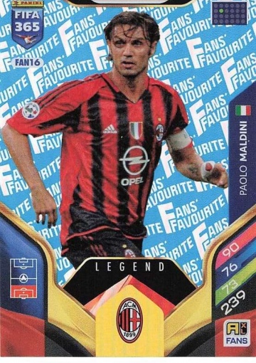 FAN16 (blau) Paolo Maldini (AC Milan) - Legend (PF365AXL26)
