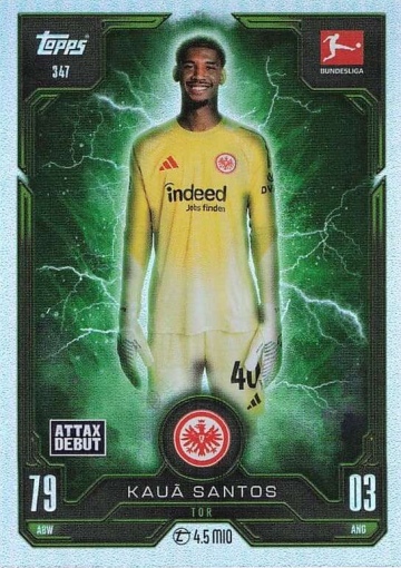 347 Kaua Santos (Eintracht Frankfurt) MA Debut ( MABL25/26 )