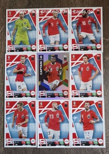 Komplettes Team Österreich ( Alle 18 )