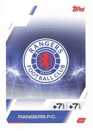 307 Club Logo Rangers FC ( MACL25/26 )