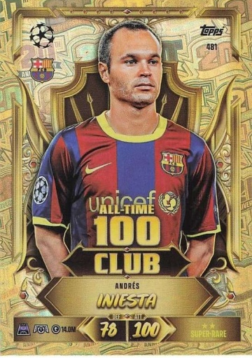 481 Andrés Iniesta (FC Barcelona) (MACL2627)
