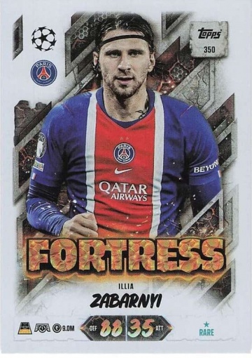 350 Illia Zabarnyi (Paris Saint-Germain) - Fortress  ★ Rare (MACL2627)