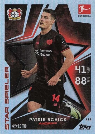 336 Patrik Schick (Bayer 04 Leverkusen) ( MABL25/26 )