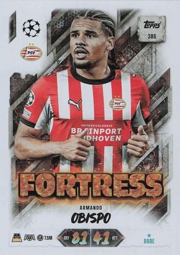 386 Armando Obispo (PSV Eindhoven) - Fortress  ★ Rare (MACL2627)