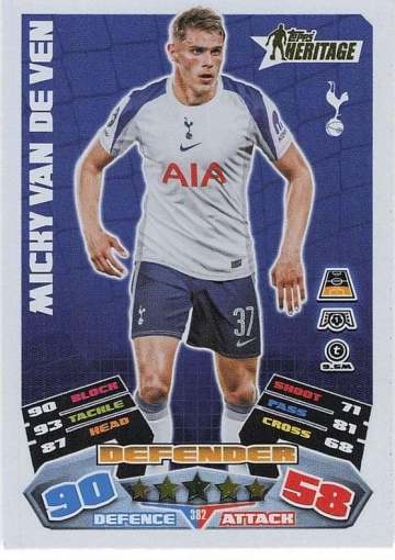 382 Micky van de Ven (Tottenham Hotspur) ( MACL25/26 )