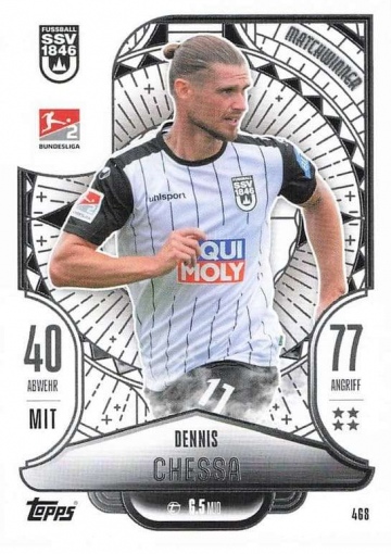 468 Dennis Chessa (SSV Ulm 1846 Fussball) ( MABL24/25 )