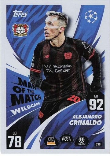 330 Alejandro Grimaldo (Bayer 04 Leverkusen) ( MACL25/26 )