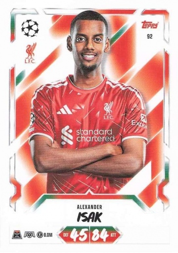 092 Alexander Isak (Liverpool) (MACL2627)