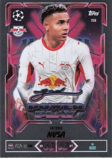 258 Antonio Nusa (RB Leipzig) - Power Play Signature Style  ★ Rare (MACL2627)