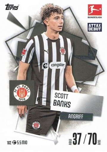 162 Scott Banks MA Debut ( MABL25/26 )