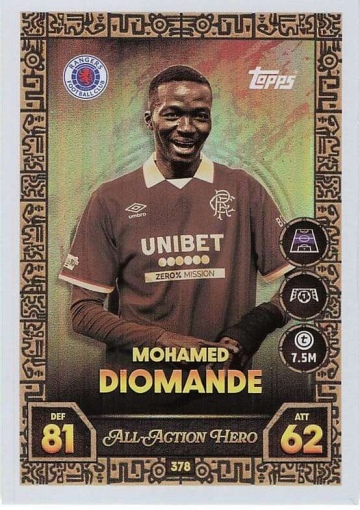 378 Mohamed Diomande (Rangers FC) ( MACL25/26 )
