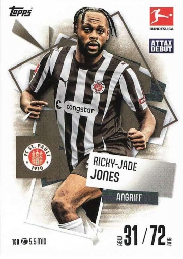 160 Ricky-Jade Jones MA Debut ( MABL25/26 )