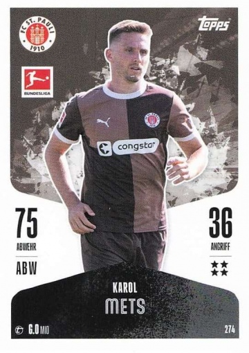 274 Karol Mets ( MABL24/25 )