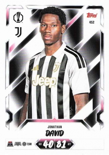 452 Jonathan David (Juventus) (MACL2627)